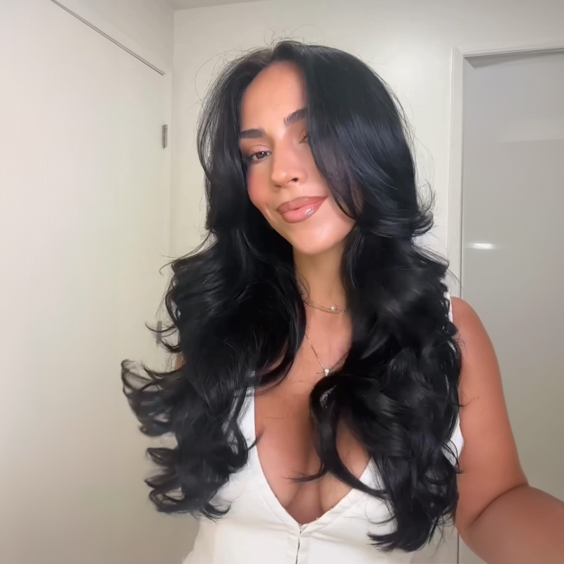 9x6 Glueless Couche Pré-épilé Mettre &amp; Aller Body Wave Perruque Sans Colle 250% Densité